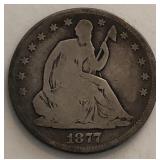 1877-S Seated Liberty Half