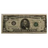 1974 $5 FRN