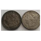 1896-P & 1900-P Morgan Dollars