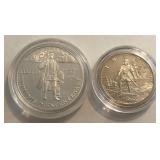 1992 Columbus Proof Quincentenary 2 Coin Set