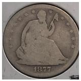 1877-S Seated Liberty Half