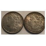 1884-O & 1886-P Morgan Dollars