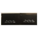 1996 & 1997 Silver Proof Sets