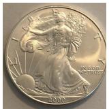 2000 American Silver Eagle Dollar