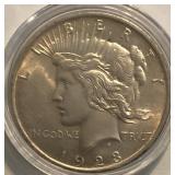 1923 Peace Dollar