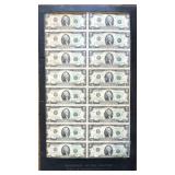Sheet of (16) $2 ï¿½Star Notesï¿½