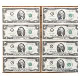 Consecutive Numbered Sheets of ï¿½Star Notesï¿½