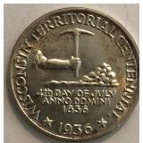 1936 Wisconsin Comm Half Dollar