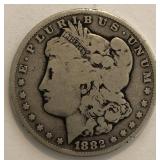 1882-CC Morgan Dollar