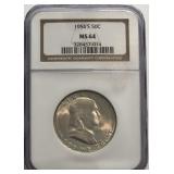 1954-S Franklin Half