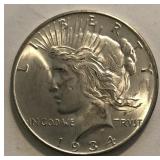 1934-D Peace Dollar