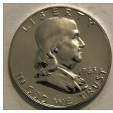 1963 Proof Franklin Half Dollar