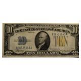 1934A $10 North Africa WWII Silver Certificate