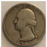 1932-D Key Date Washinton Quarter