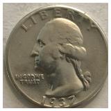 1937 Washington Quarter
