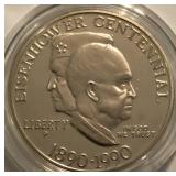 1990 Proof Eisenhower Silver Dollar