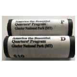 2011 ATB Glacier National Park Rolls of Quarters