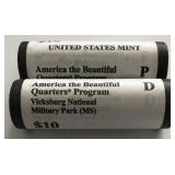 2011 ATB Vicksburg Rolls of Quarters