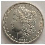 1887 Morgan Dollar