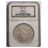 1880-S MS64 Morgan Dollar