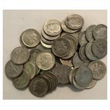 (53) Silver Rosevelt Dimes