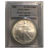 2004 MS69 American Silver Eagle