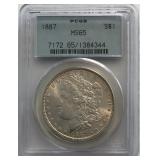1887 Morgan Dollar