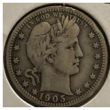 1905 Barber Quarter