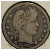 1903-O Barber Quarter