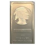 10-Oz Indian Silver Bar