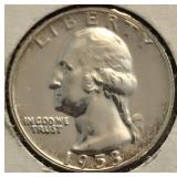 1953 Proof Washington Quarter