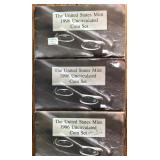 (3) 1996 Mint Sets with Extra Dime