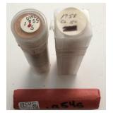 (3) Rolls of UNC Lincoln Cents