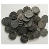 (49) 1943 Steel  Lincoln Cents