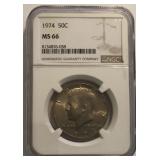 1974 MS 66 Kennedy Half Dollar