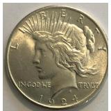 1924 Peace Dollar