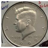 1999 Silver Kennedy Half