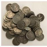 (76) Full & Partial Date Buffalo Nickels