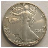 1990 American Silver Eagle