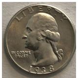 1938 Washington Quarter