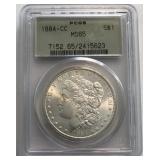 1884-CC Morgan Dollar