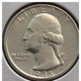 1935 BU Washington Quarter