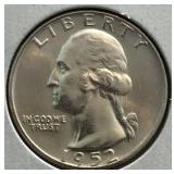 1952-D MS65 Washington Quarter