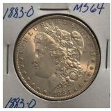1883-O MS64 Morgan Dollar