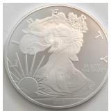 2019 4-Oz American Eagle Replica Silver Round