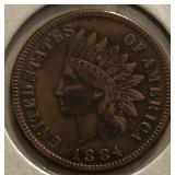 1884 Indian Head Cent