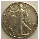 1942-D Walking Liberty Half Dollar