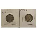 1923 & 1923-S Buffalo Nickels