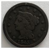 1845 Large Cent