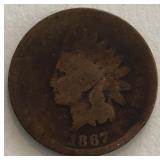 1867 Indian Head Cent